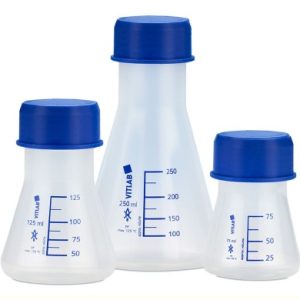 1000ml PP conical flask with blue screw cap
