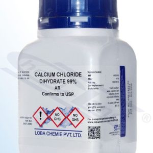 Calcium chloride, 2 hydrate 99% Loba AR Op.500 g