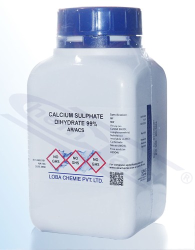 Calcium sulphate 2 hydrate 99% Loba AR/ACS Op.500 g