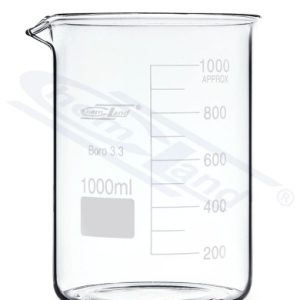 Beaker low 00025 ml with borosilicate CHEMLAND