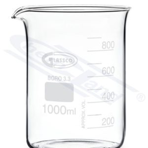 10000 ml borosilicate low beaker GLASSCO DIN 12331, ISO 3819