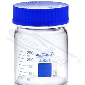 Bottle with cap BORO 3.3 GL80 00250ml CHEMLAND NEW LINE