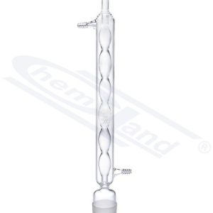 Ball cooler for Soxhlet roadside camera 500ml cr. glass WS 60/46 effect length. 400 mm
