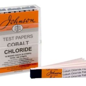 Cobalt chloride paper Johnson.