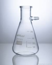 Buchner flask 1L (Filtering flask) Pyrex, Neck-45mm