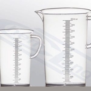 beaker with ear SAN sk embossed capacity 0250ml