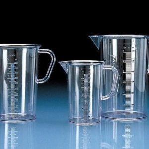 beaker with ear SAN sk embossed, capacity 2000ml