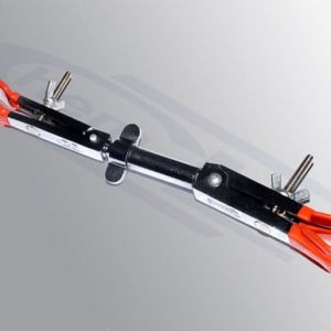 burette foot double with eccentric metal
