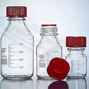 bottle with red cap 0500ml up to 200 oC