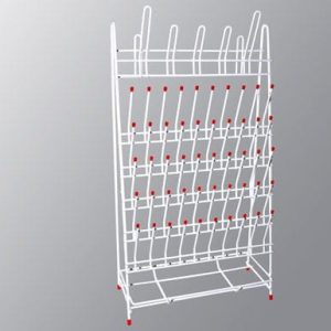 55-station laboratory dryer kpl- steel in PVC