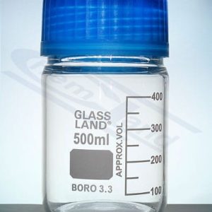 Bottle with cap BORO 3.3 GL80 00500mlCHEMLAND