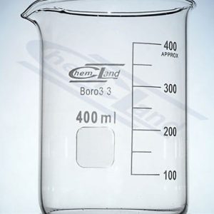 Beaker low 00050 ml with borosilicate CHEMLAND