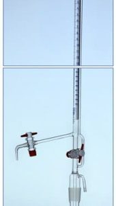 burette CZESKA Pelleta 2xkr.PTFE PAS 10 kl AS 0,05