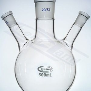 3-necked bevelled spherical flask 2000ml 29/24/24 G
