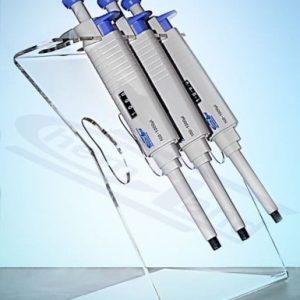 4 place automatic pipette stand with Plexiglas