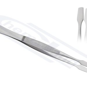 105mm slide tweezers, stainless steel 18/10
