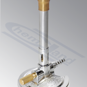 Bunsen burner with needle valve natural gas