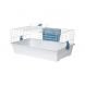 Animal cage for rabbit, White, Metal Double