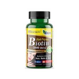 AMS BIOTIN 5000MCG TABS 60