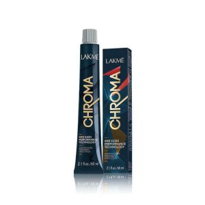 "Lakme Chroma 7/60 Chestnut Medium Blonde - Ammonia-Free Permanent Hair Color"