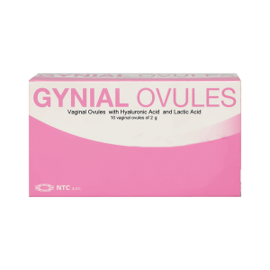 "Gynial Vaginal Ovules 10's: Hydrates and Restores Comfort, pH Balance and Natural Flora"