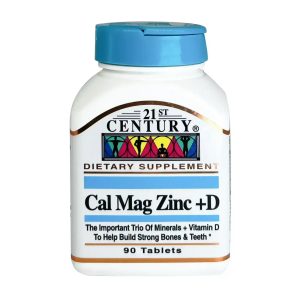 21st Century Bone Boost Supplement - Cal Mag Zinc+D